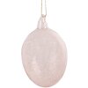 Clayre & Eef 6GL4447 Dekorace Vejce Růžové sklo Ø 6x10 cm Venkovský styl
