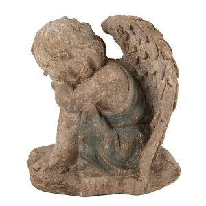 Clayre & Eef 6MG0103 Dekorace anděl antický vzhled 37x27x36 cm