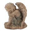 Clayre & Eef 6MG0103 Dekorace anděl antický vzhled 37x27x36 cm