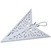 Clayre & Eef 6PA0510L Dekorace Star White 60x18x60 cm