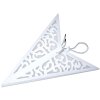 Clayre & Eef 6PA0511L Dekorace Star White 60x22x60 cm