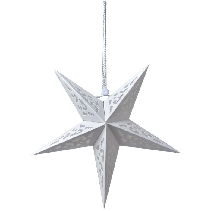 Clayre & Eef 6PA0511S Dekorace Star White 30x10x30 cm
