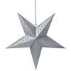 Clayre & Eef 6PA0512LZI Dekorace Star 60x22x60 cm Stříbrná