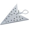 Clayre & Eef 6PA0512MZI Dekorace Star Silver 45x15x45 cm
