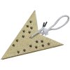 Clayre & Eef 6PA0512S Dekorace Star Gold 30x10x30 cm