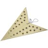 Clayre & Eef 6PA0512XL Dekorace Star Gold 90x20x90 cm