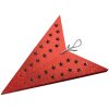 Clayre & Eef 6PA0512XLR Dekorace Star Red 90x20x90 cm