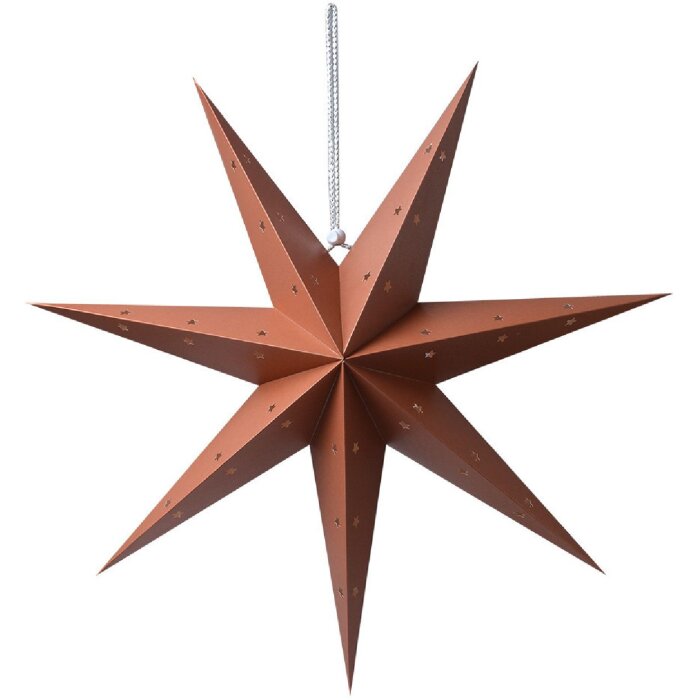 Clayre & Eef 6PA0514L Dekorace Star Brown 60x22x60 cm