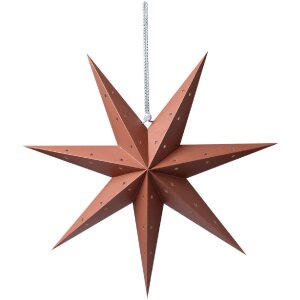 Clayre & Eef 6PA0514M Dekorace Star Brown 45x15x45 cm
