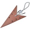 Clayre & Eef 6PA0514S Dekorace hvězda měděná 30x8x30 cm