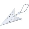 Clayre & Eef 6PA0515S Dekorace hvězda bílá 30x8x30 cm