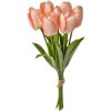 Clayre & Eef 6PL0277 Umělé květiny Tulipány růžové 10x10x32 cm