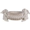 Clayre & Eef 6PR5054 Dekorace květináč králík 43x19x19 cm vzhled kamene