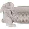 Clayre & Eef 6PR5054 Dekorace květináč králík 43x19x19 cm vzhled kamene