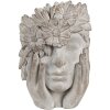 Clayre & Eef 6TE0500 Květináč Flower Woman Grey 27x22x31 cm