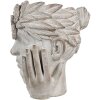 Clayre & Eef 6TE0500 Květináč Flower Woman Grey 27x22x31 cm