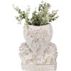 Clayre & Eef 6TE0508 Květináč Angel 23x13x25 cm Vintage White