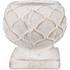 Clayre & Eef 6TE0511M Květináč bílý Ø 18x17 cm