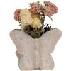 Clayre & Eef 6TE0514 Květináč Butterfly Beige 24x10x19 cm