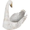 Clayre & Eef 6Y5513 Držák na rostliny Swan White 44x26x43 cm