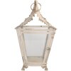 Clayre & Eef 6Y5585 Lucerna béžová 26x26x47 cm Antique Iron Glass