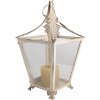 Clayre & Eef 6Y5585 Lucerna béžová 26x26x47 cm Antique Iron Glass