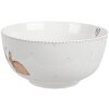 Clayre & Eef BSLCBO Miska na polévku Bílá hnědá Ø 14x7 cm 500 ml