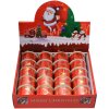 Clayre & Eef LI0124 Stuha červená zlatá 5 cm x 2,7 m