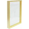 Deknudt S028A1 Skleněný rám Gold Aluminium Strip Floating Photo Effect 20x30cm 30x40cm