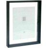Deknudt S028K2 Skleněný rámeček Black Aluminium Strip Floating Photo Effect 20x30 30x40cm