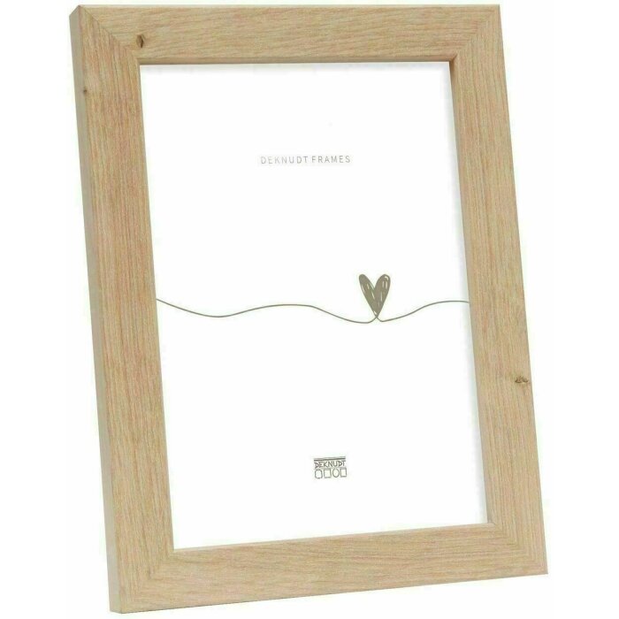 Deknudt S45SH1 Moderní obrazový rám světlé přírodní dřevo hnědé barvy 10x15 cm