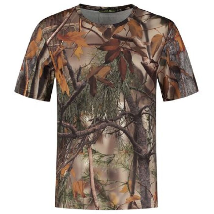 Stealth Gear tričko s krátkým rukávem camo forest print velikost M