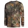 Tričko Stealth Gear s dlouhým rukávem Camo Forest Print Velikost XL