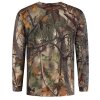 Tričko Stealth Gear s dlouhým rukávem Camo Forest Print Velikost XL