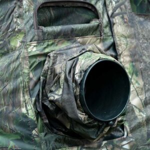 Buteo Photo Gear kryt na čumák/objektiv zelený pro maskovací stan