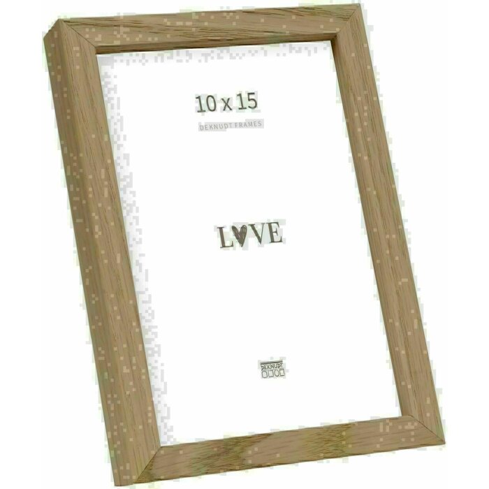 Deknudt S47DJ1 obrazový rám z masivního dubového dřeva přírodní 10x15 cm