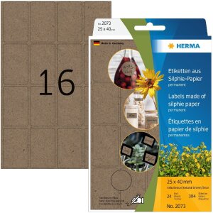HERMA 2073 Víceúčelové etikety 25x40...