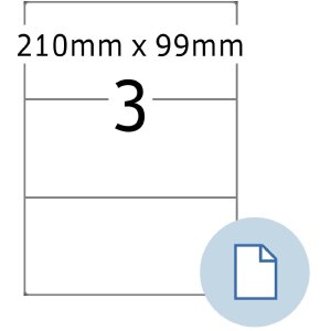 HERMA 8403 Archové etikety A4 bílý...
