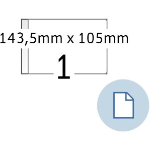 HERMA 8492 Archové etikety A6 bílý...