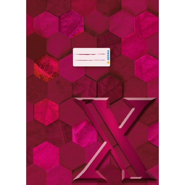 HERMA 20094 Chránič na brožury karton X A4 vínově červený