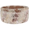 Clayre & Eef 6TE0529M Květináč béžovo-hnědý Ø 18x8 cm