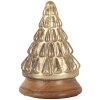 Clayre & Eef 65388 Vánoční stromek zlaté barvy Ø 13x19 cm