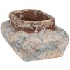 Clayre & Eef 6TE0522L Květináč béžový modrý 27x15x9 cm