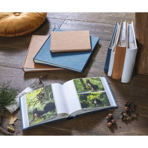 Hama Jumbo Album pomačkané 30x30 cm 80 bílých stran Hnědá barva