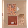 Samolepicí album Hama Singo II 28x31cm 20 bílých stran béžová terakota zelená