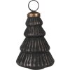 Clayre & Eef 6GL4679 Vánoční ozdoby na stromeček Ø 6x9 cm černá