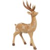 Clayre & Eef 6PR4365 Dekorace Jelen Polyresin hnědý 19x7x30 cm