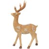 Clayre & Eef 6PR4365 Dekorace Jelen Polyresin hnědý 19x7x30 cm