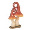 Clayre & Eef 6PR4160 Dekorace Houba červená oranžová 11x7x17 cm