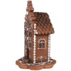 Clayre & Eef 6PR4344 Dekorace perníková chaloupka s LED diodami 13x13x20 cm